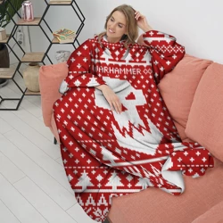 Плед с рукавами Вязаный warhammer waaagh - фото 2