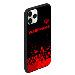 Чехол для iPhone 11 Pro Max матовый Warframe - red gradient посередине - фото 2