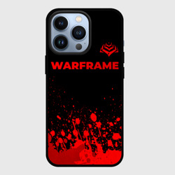 Чехол для iPhone 13 Pro Warframe - red gradient посередине