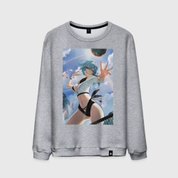 Мужской свитшот хлопок Геншин Эола Лоуренс волейбол