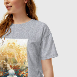Женская футболка хлопок Oversize Для тебя Бессмертный Фуши Джоан - фото 2