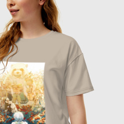 Женская футболка хлопок Oversize Для тебя Бессмертный Фуши Джоан - фото 2