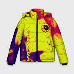 Зимняя куртка для мальчиков 3D Serious Sam flame yellow