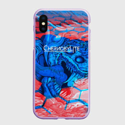 Чехол для iPhone XS Max матовый Chernobylite monster 