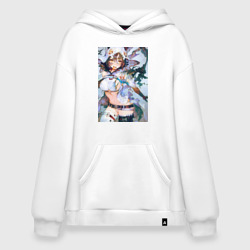 Худи SuperOversize хлопок Девушка секси