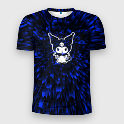 Мужская футболка 3D Slim Kuromi blue energy