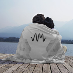 Плед 3D Arctic Monkeys white poly - фото 2