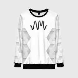 Женский свитшот 3D Arctic Monkeys white poly