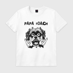 Мужская футболка хлопок Papa Roach - rock dog