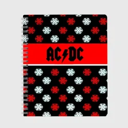 Тетрадь AC DC winter steel