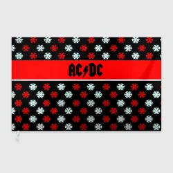 Флаг 3D AC DC winter steel