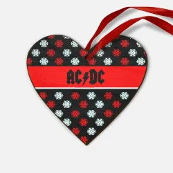 Деревянная игрушка Сердце AC DC winter steel