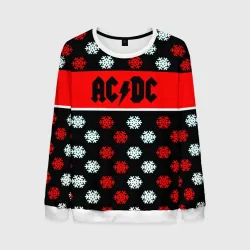 Мужской свитшот 3D AC DC winter steel