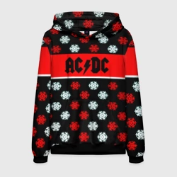 Мужская толстовка 3D AC DC winter steel
