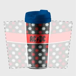 Термокружка-непроливайка AC DC winter steel - фото 2