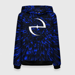 Женская толстовка 3D Evanescence blue energy