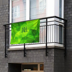 Флаг-баннер Maneskin green poly - фото 2