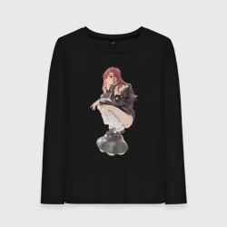 Женский лонгслив хлопок Дандадан Момо Аясэ НЛО