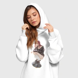 Платье-худи хлопок Дандадан Момо Аясэ НЛО - фото 2