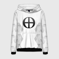 Мужская толстовка 3D Blue Exorcist white poly