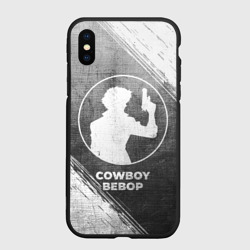 Чехол для iPhone XS Max матовый Cowboy Bebop - grey gradient