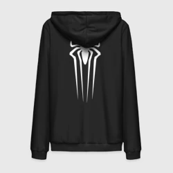 Мужская толстовка на молнии хлопок Белая эмблема Человека-паука