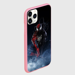 Чехол для iPhone 11 Pro Max матовый Веном и Человек-паук - фото 2