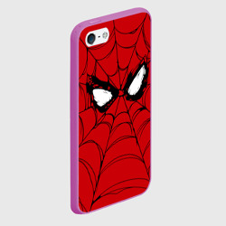 Чехол для iPhone 5/5S матовый Глаза Человека-паука - фото 2