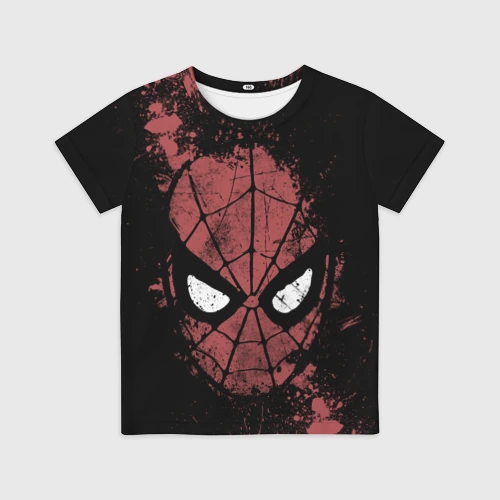 Детская футболка 3D Spider-man splashes