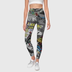 Леггинсы 3D Spider-man comics - фото 2