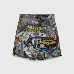 Детские спортивные шорты 3D Spider-man comics