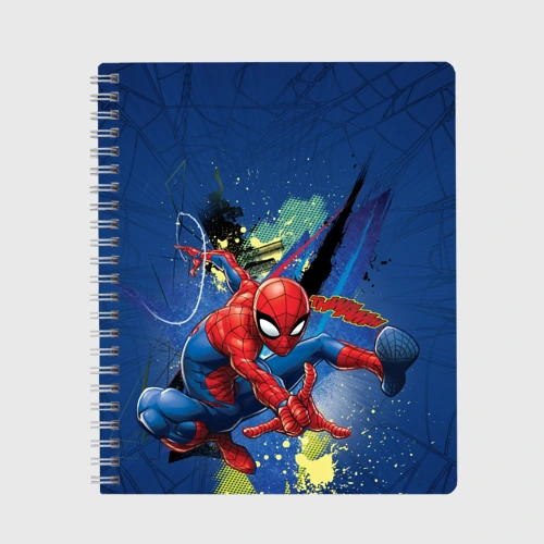 Тетрадь Spider-man with a spider web