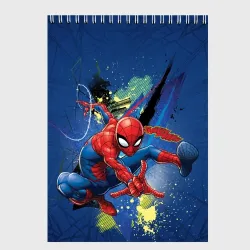 Скетчбук Spider-man with a spider web