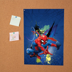 Постер Spider-man with a spider web - фото 2
