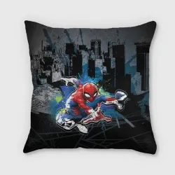Подушка 3D Spider-man over the city