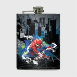 Фляга Spider-man over the city