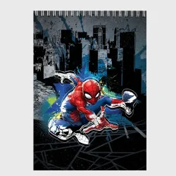 Скетчбук Spider-man over the city