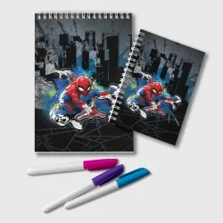 Блокнот Spider-man over the city
