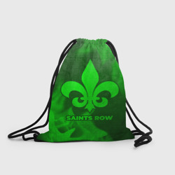 Рюкзак-мешок 3D Saints Row - green gradient
