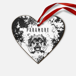 Деревянная игрушка Сердце Paramore - рок пес
