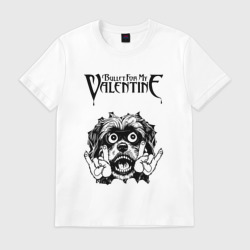 Мужская футболка хлопок Bullet For My Valentine - rock dog