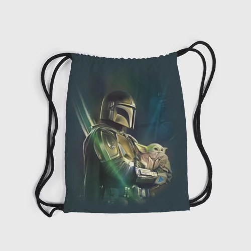 Рюкзак-мешок 3D Куда я туда и он - Мандалорец - фото 6