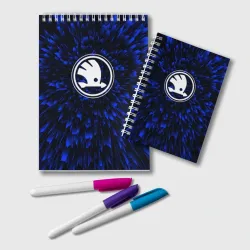 Блокнот Skoda blue energy