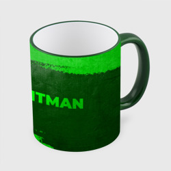 Кружка с полной запечаткой Hitman - green gradient по-горизонтали