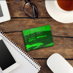 Обложка для студенческого билета Hitman - green gradient по-горизонтали - фото 2