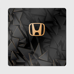 Магнит виниловый Квадрат Honda golden poly