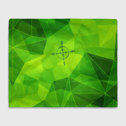 Плед 3D Megadeth green poly