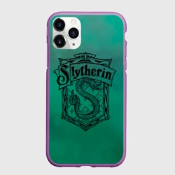 Чехол для iPhone 11 Pro матовый Факультет Слизерин