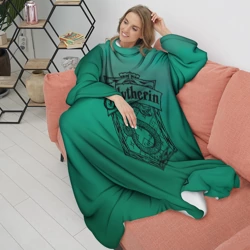 Плед с рукавами Факультет Слизерин - фото 2