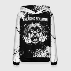 Женская толстовка 3D Breaking Benjamin рок пес